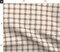 Neutral Plaid Brown Beige Distressed Tartan Traditional Country Farmhouse Custom Printed Fabric by Spoonflower Various Fabrics by the Yard or Fat Quarter